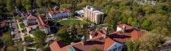 Aerial shot of campus.